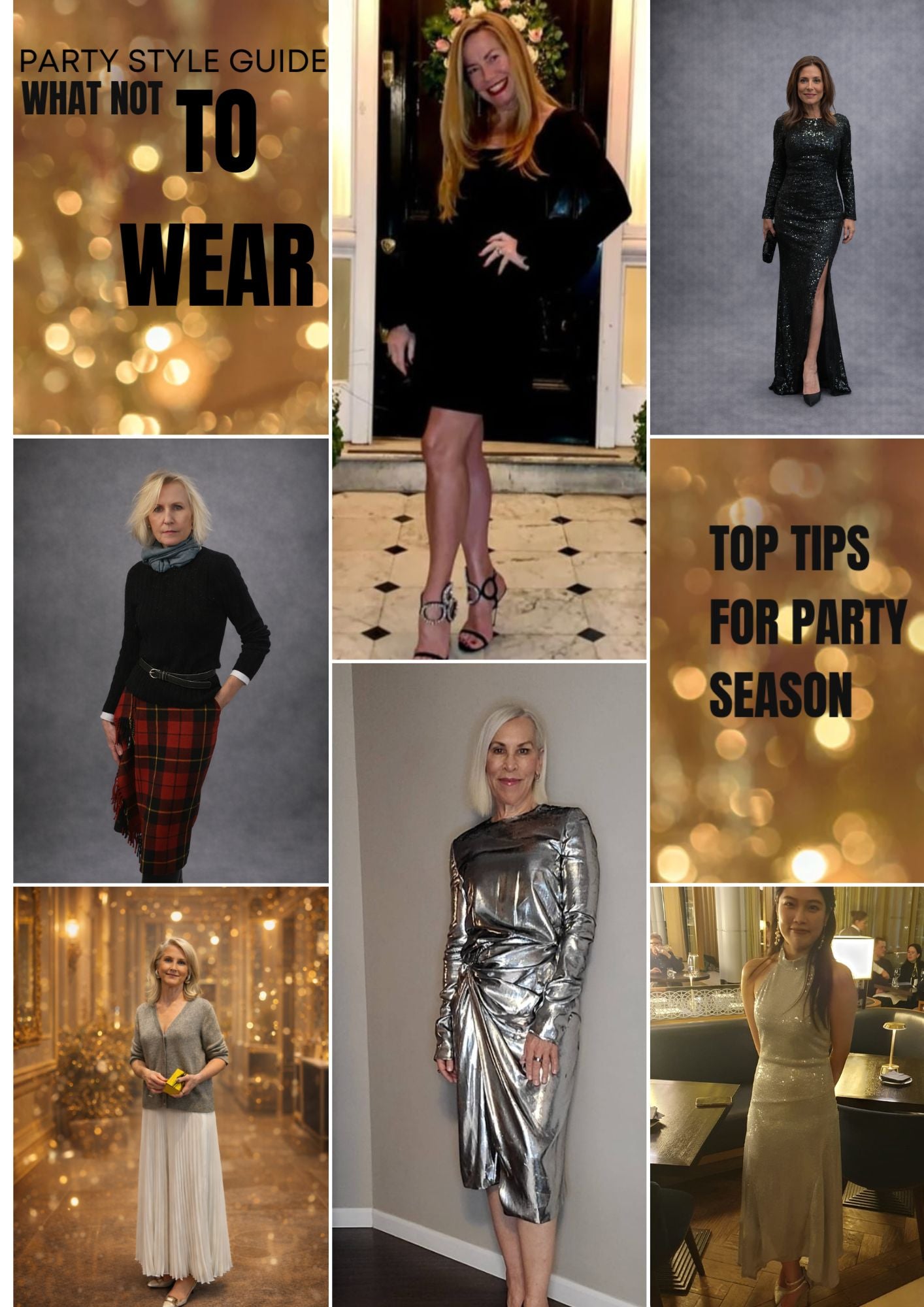 Party Style Guide - What NOT to Wear and What to Wear for Busy Women